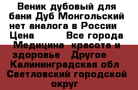 Веник дубовый для бани Дуб Монгольский нет аналога в России › Цена ­ 120 - Все города Медицина, красота и здоровье » Другое   . Калининградская обл.,Светловский городской округ 